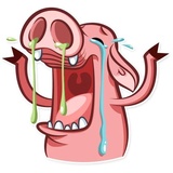 Pete the Pig WhatsApp Sticker #12