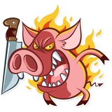 Pete the Pig WhatsApp Sticker #16