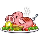 Pete the Pig WhatsApp Sticker #17