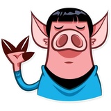Pete the Pig WhatsApp Sticker #19