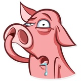 Pete the Pig WhatsApp Sticker #21