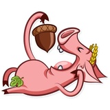 Pete the Pig WhatsApp Sticker #25