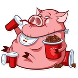 Pete the Pig WhatsApp Sticker #27