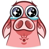 Pete the Pig WhatsApp Sticker #4