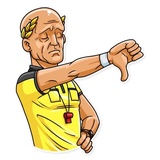 Pierluigi Collina WhatsApp Sticker #10