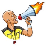 Pierluigi Collina WhatsApp Sticker #11