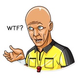 Pierluigi Collina WhatsApp Sticker #14