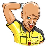 Pierluigi Collina WhatsApp Sticker #22