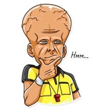 Pierluigi Collina WhatsApp Sticker #9