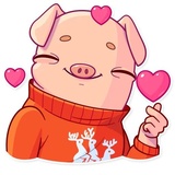 Mr. Piggy WhatsApp Sticker #2