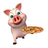 Cute Pig WhatsApp Sticker #17