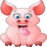 Cute Pig WhatsApp Sticker #2