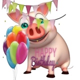 Cute Pig WhatsApp Sticker #20