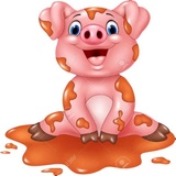 Cute Pig WhatsApp Sticker #27