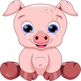 Cute Pig WhatsApp Sticker #29