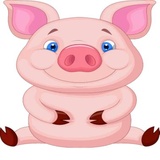 Cute Pig WhatsApp Sticker #3