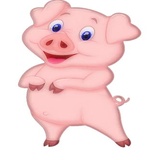 Cute Pig WhatsApp Sticker #4