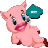 Cute Pig WhatsApp Sticker #7