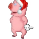 Cute Pig WhatsApp Sticker #9