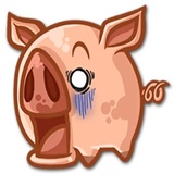 Piggy WhatsApp Sticker #10