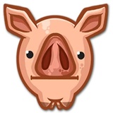 Piggy WhatsApp Sticker #14