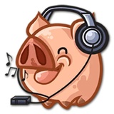 Piggy WhatsApp Sticker #24