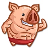 Piggy WhatsApp Sticker #27