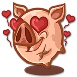 Piggy WhatsApp Sticker #28