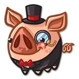 Piggy WhatsApp Sticker #8