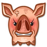 Piggy WhatsApp Sticker #9