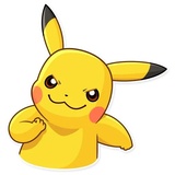 Pikachu Detective WhatsApp Sticker #12