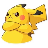 Pikachu Detective WhatsApp Sticker #14