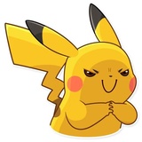 Pikachu Detective WhatsApp Sticker #23