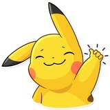 Pikachu Detective WhatsApp Sticker #3