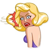 Pin-up Babes WhatsApp Sticker #13