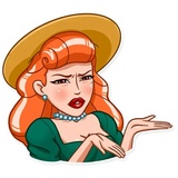 Pin-up Babes WhatsApp Sticker #17