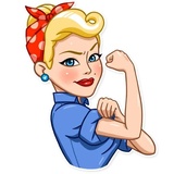 Pin-up Babes WhatsApp Sticker #19