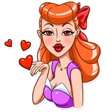 Pin-up Babes WhatsApp Sticker #2
