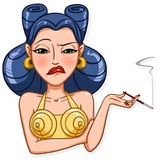 Pin-up Babes WhatsApp Sticker #21
