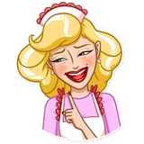 Pin-up Babes WhatsApp Sticker #22