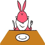 Pink Rabbit WhatsApp Sticker #27