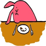 Pink Rabbit WhatsApp Sticker #28