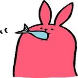 Pink Rabbit WhatsApp Sticker #29