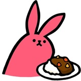 Pink Rabbit WhatsApp Sticker #6