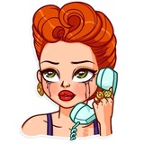 Pin-up Girl WhatsApp Sticker #12