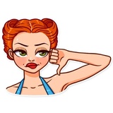 Pin-up Girl WhatsApp Sticker #16