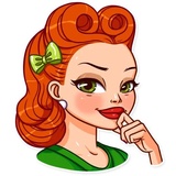 Pin-up Girl WhatsApp Sticker #18