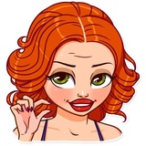 Pin-up Girl WhatsApp Sticker #20