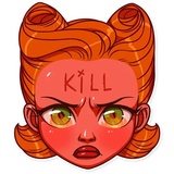 Pin-up Girl WhatsApp Sticker #25