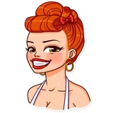 Pin-up Girl WhatsApp Sticker #26